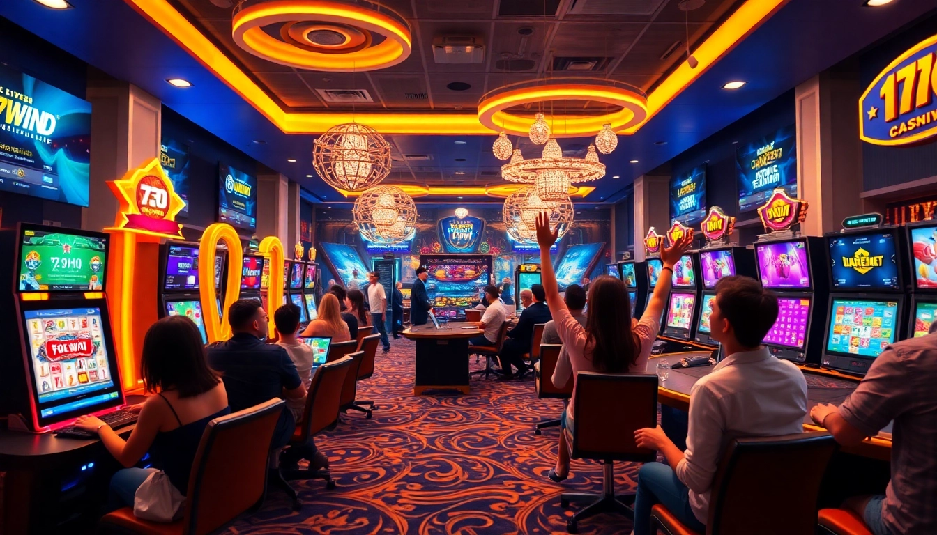 Experience exciting online gaming with 78WIN's vibrant digital casino atmosphere.