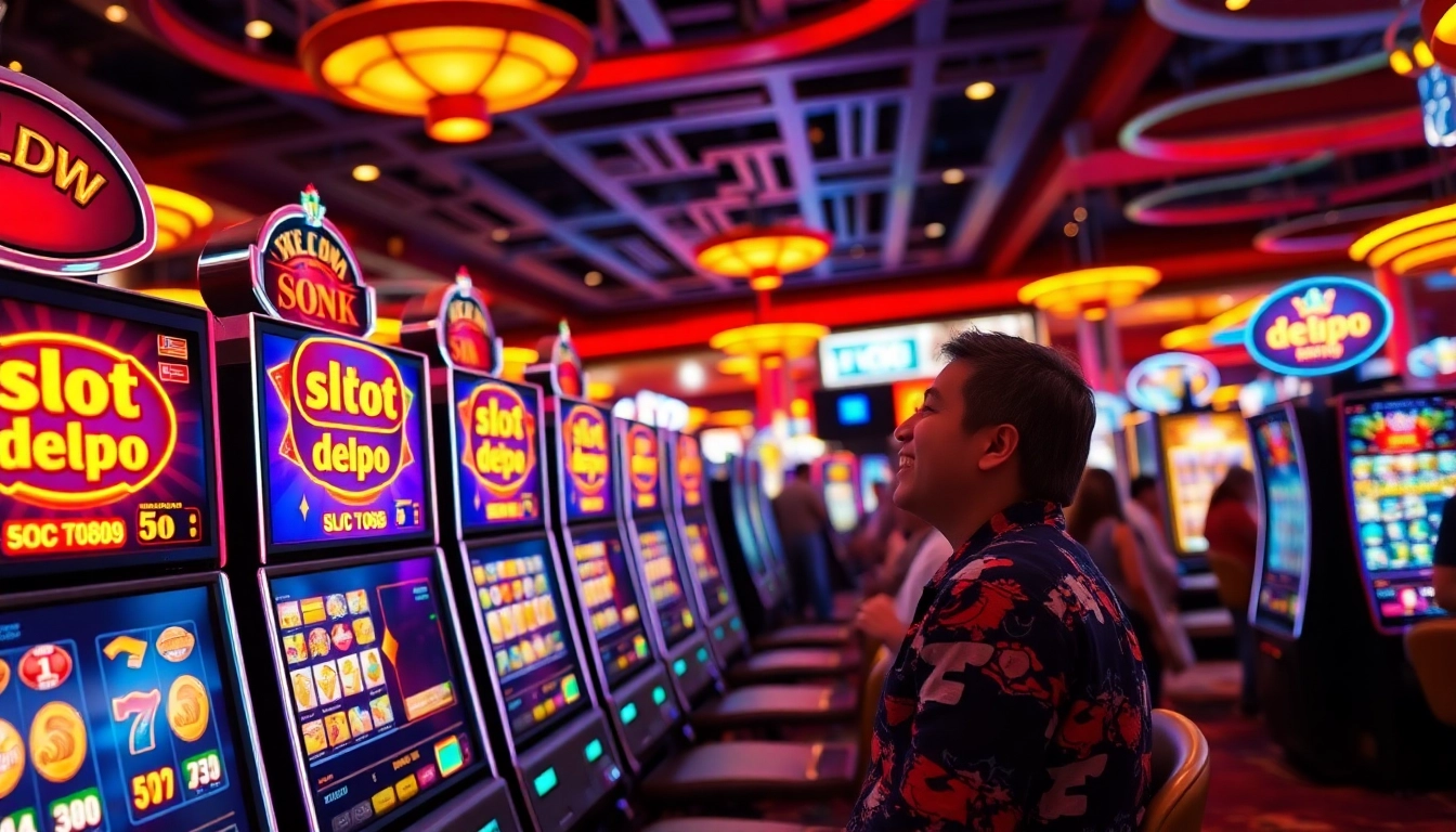 Menangkan hadiah besar di slot depo 5k dengan suasana kasino yang ceria dan menarik.