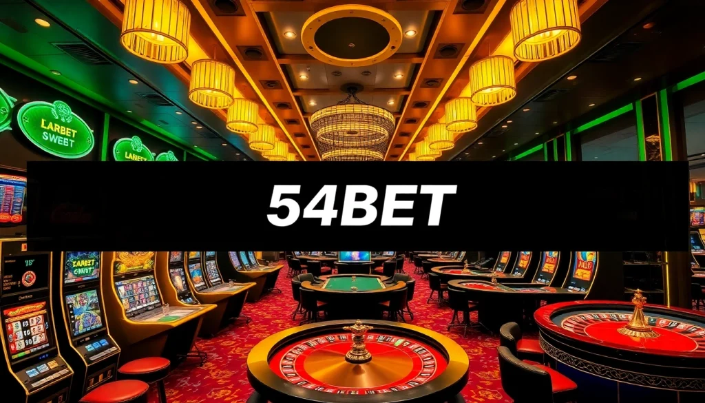 Engaging players winning at 54BET casino tables with vibrant games and professional ambiance.