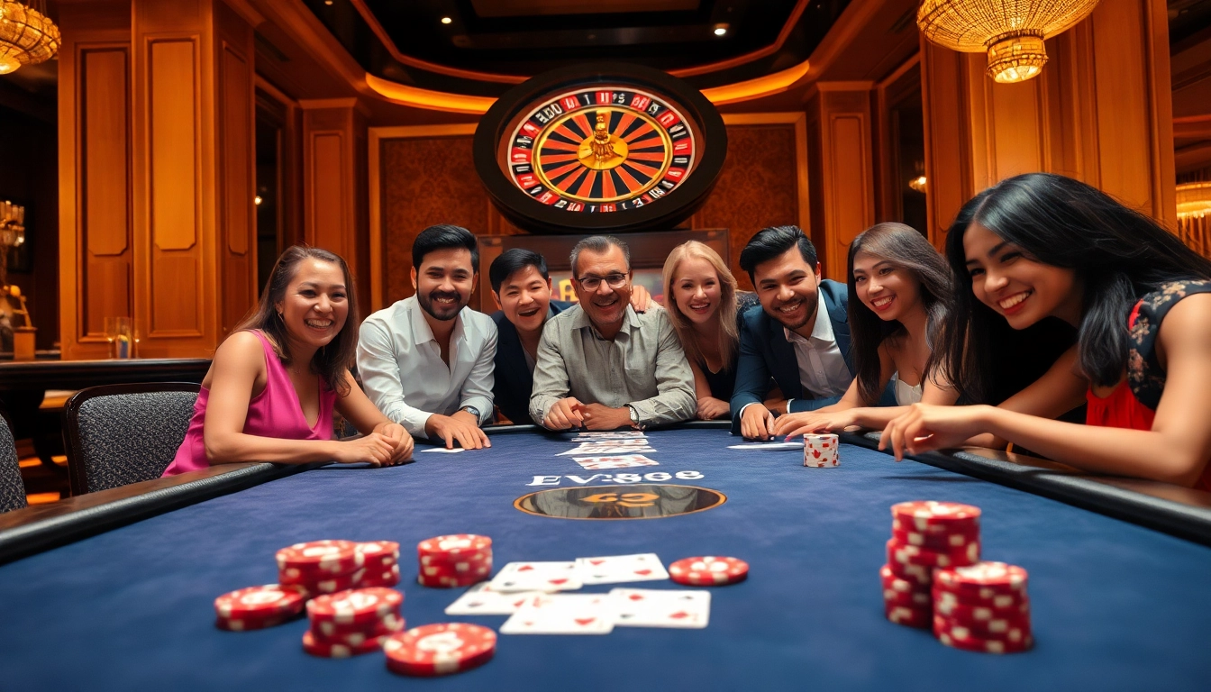 Experience the luxury and excitement of EV88 with thrilling casino games and high-stake tables.