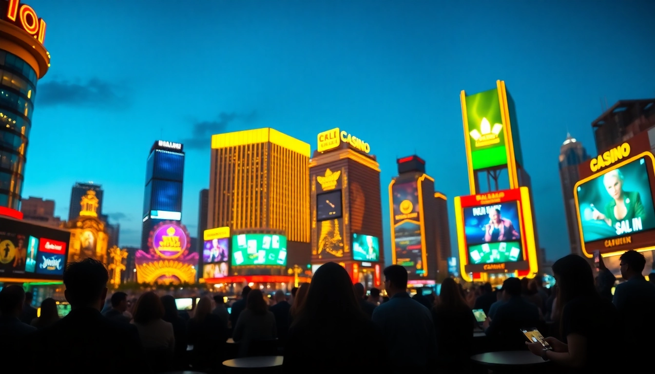 Découvrez l'excitation des casinos en ligne sur adidasfluxpascher.fr avec une vue nocturne captivante.