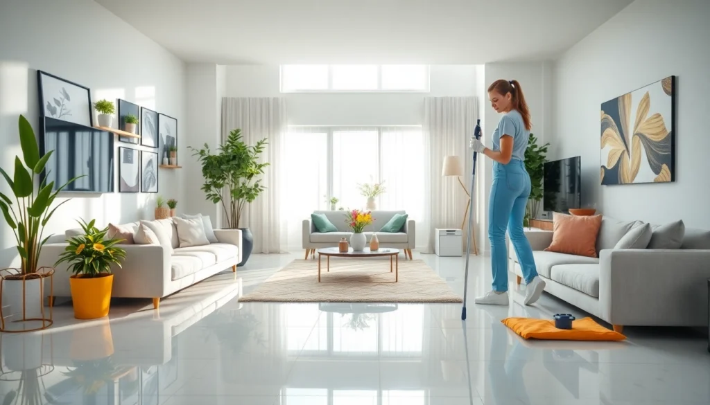 Enhance your space with expert Cleaning service showcasing a spotless modern home interior.