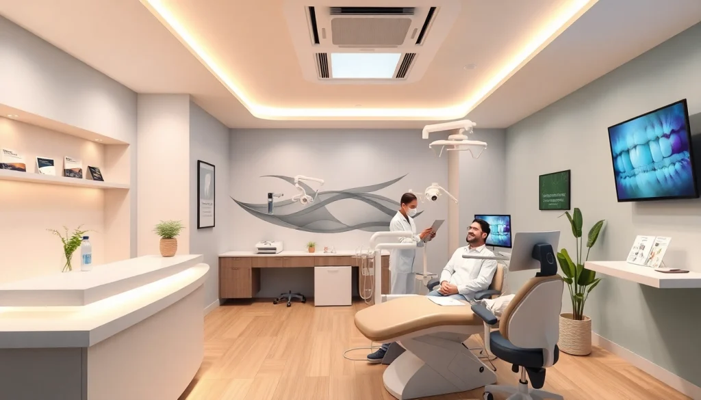 Dental implant services in Putrajaya showcased in a modern, welcoming dental clinic environment.