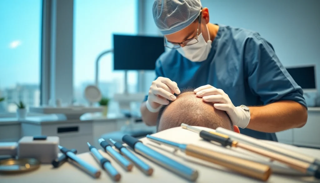 Experience a professional hair transplant uk in a modern clinic setting with expert care.