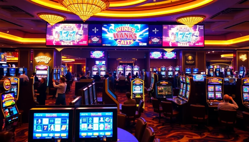 Experience the excitement of the best online casinos in South Carolina with vibrant gaming atmosphere.