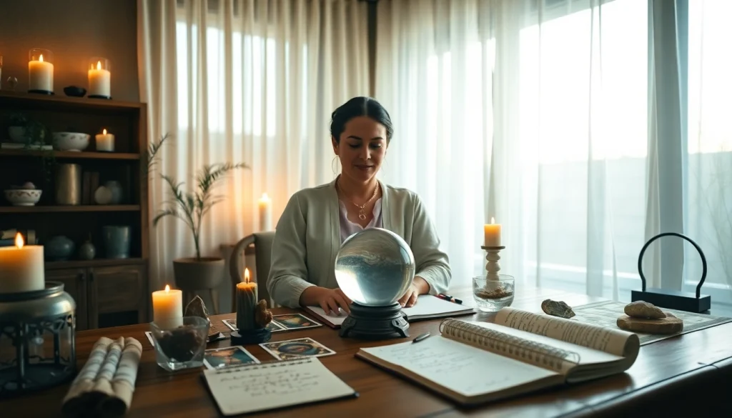 Engage with the magic of intuitive readings at https://julielynn.co offering a cozy, serene setting.