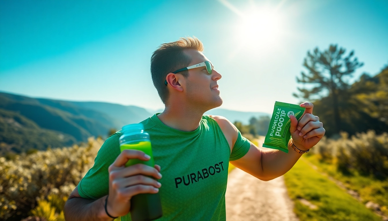 Puraboost energy drink mix enhances workout performance naturally and energizes fitness enthusiasts.