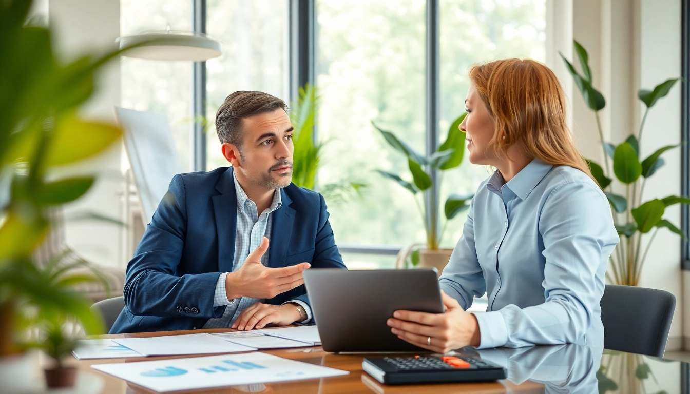 신용카드 현금화에 대한 금융 전문가의 상담 장면을 생생하게 표현한 이미지