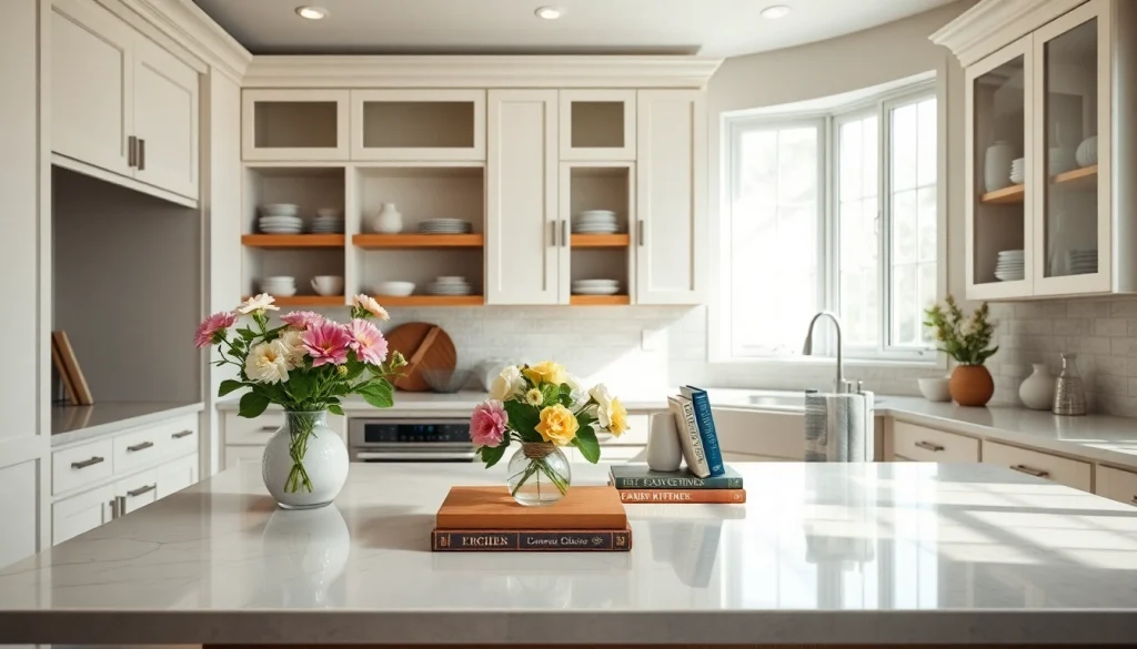 Revitalize your space with a stunning home renovation showcasing a modern kitchen.