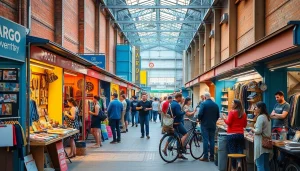 Explore the creative energy of Fargo Village, Coventry, showcasing vibrant local art and street food.