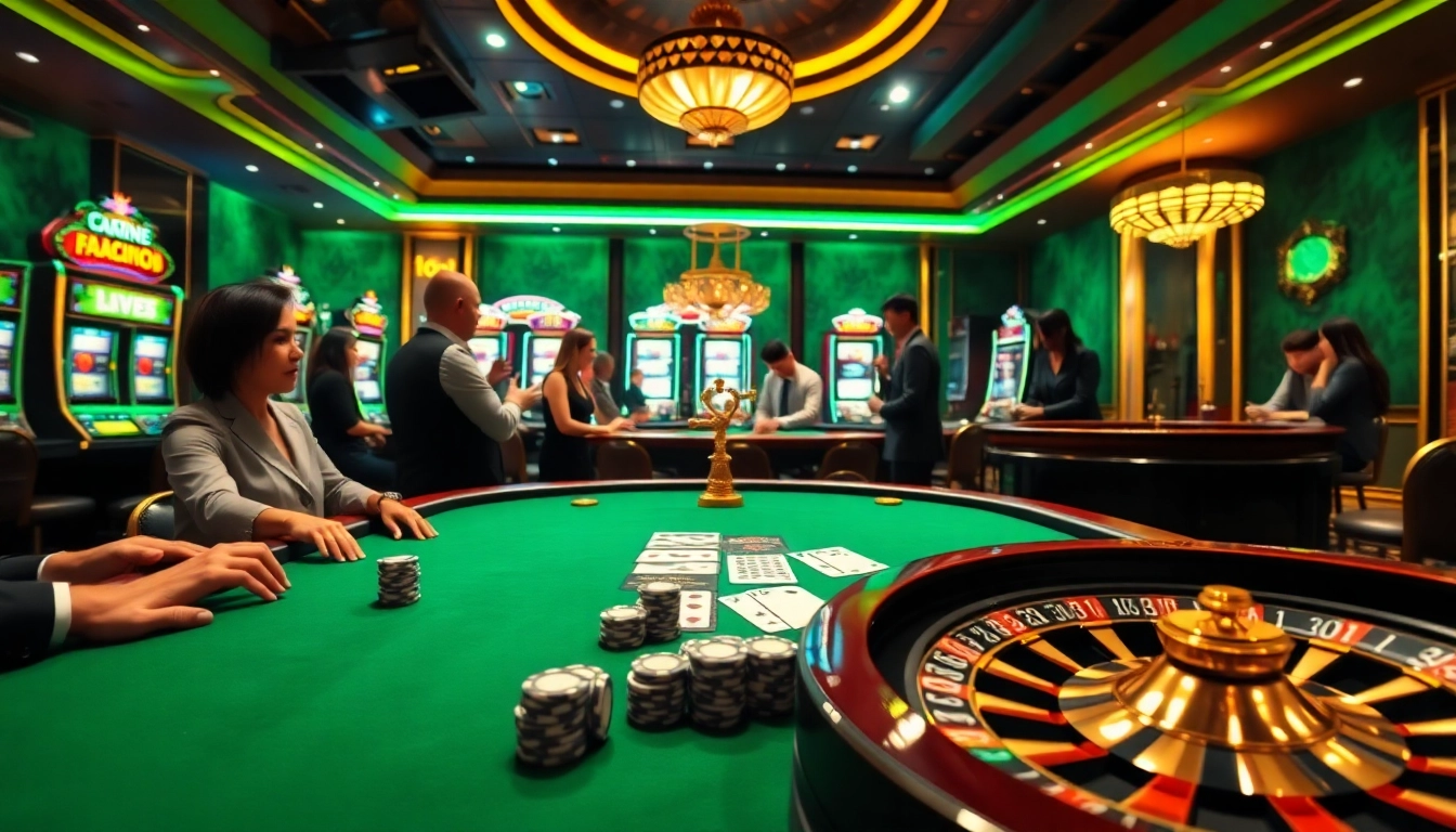 Exciting poker gameplay at https://i5bet.it.com/, highlighting players engaging in a thrilling casino experience.