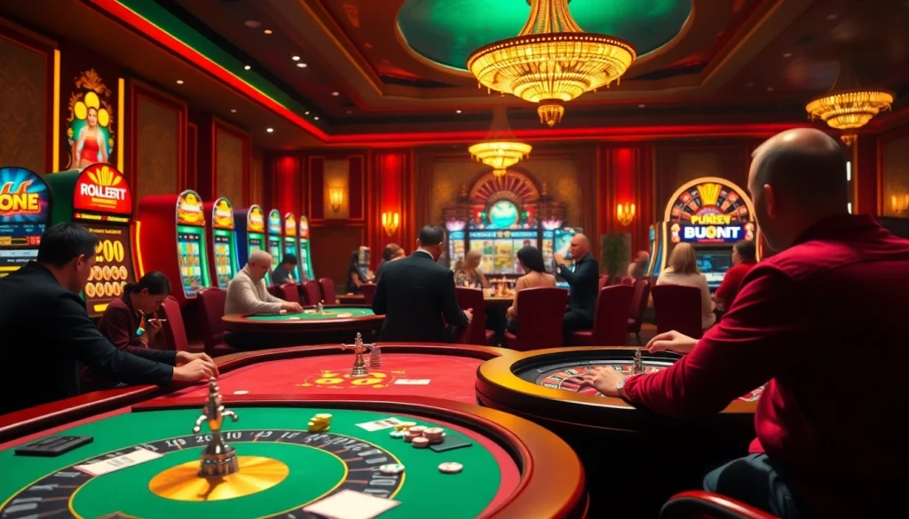 Experience thrilling gameplay at bdtk66.one with vibrant casino tables and exciting gaming elements.