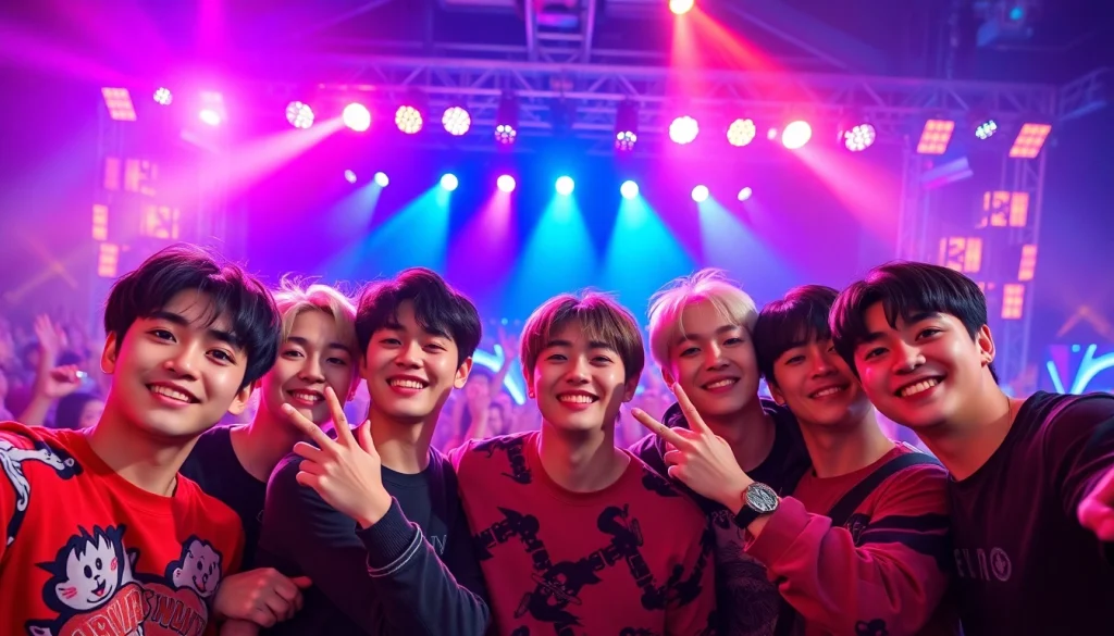 Captivating performance by bts members showcasing their unique styles and energy.