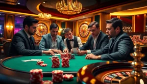 Experience the thrill of winning with onicplay at a luxurious casino table with vibrant cards.