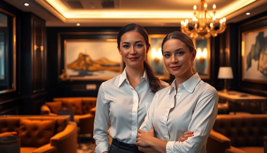 Luxurious interior of gdmc.bio shirt room with welcoming ambiance and professional staff.