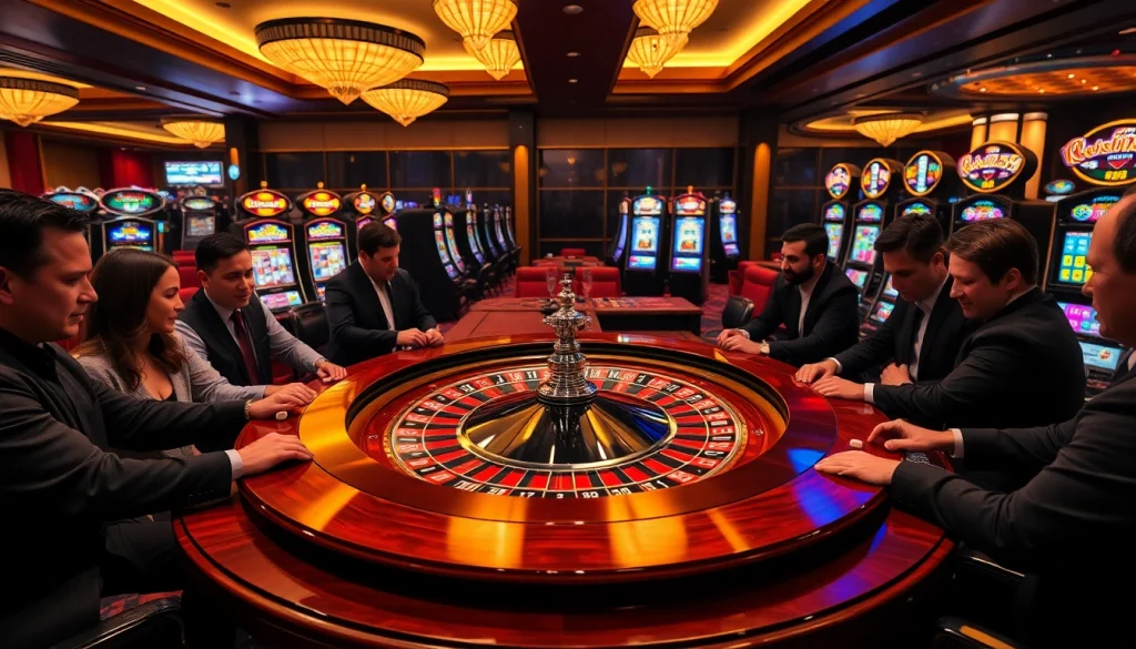 Players engaging at a MK 8-themed roulette table, embodying casino excitement and strategy.