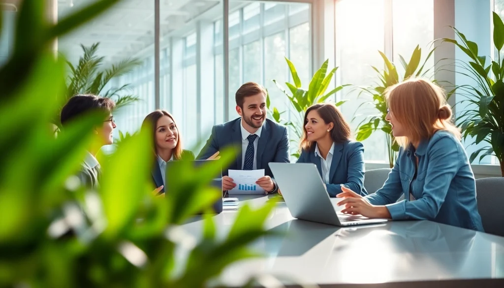 Collaboration at maeden.com/en showcases a vibrant business team engaged in an innovative workspace.