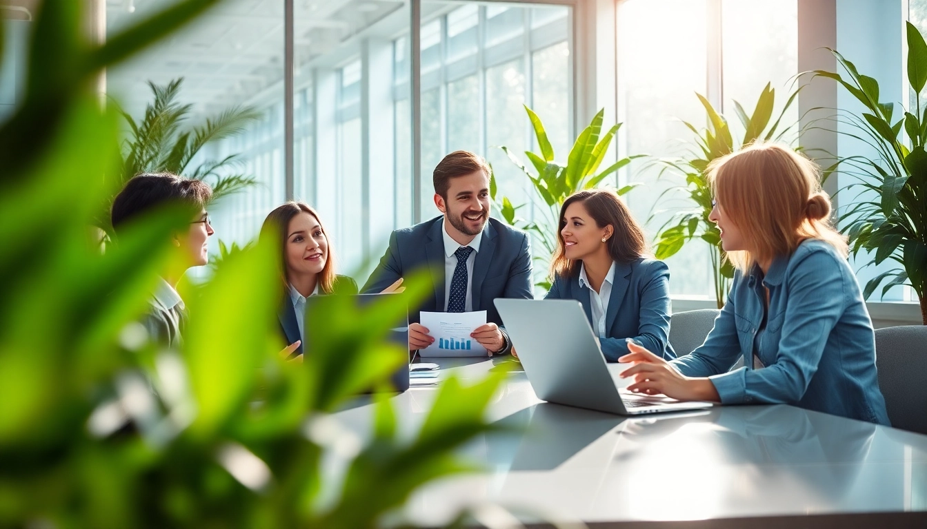 Collaboration at maeden.com/en showcases a vibrant business team engaged in an innovative workspace.