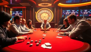 Experience the excitement of nhà cái uy tín with vibrant casino tables and thrilling games.