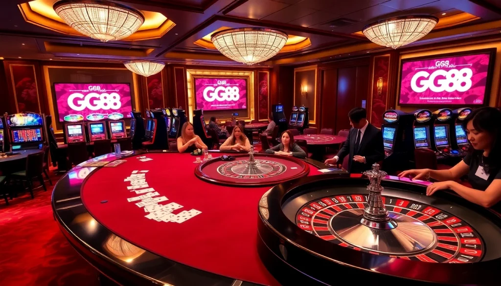 Experience the excitement of GG 88 with thrilling casino games and vibrant betting environments.
