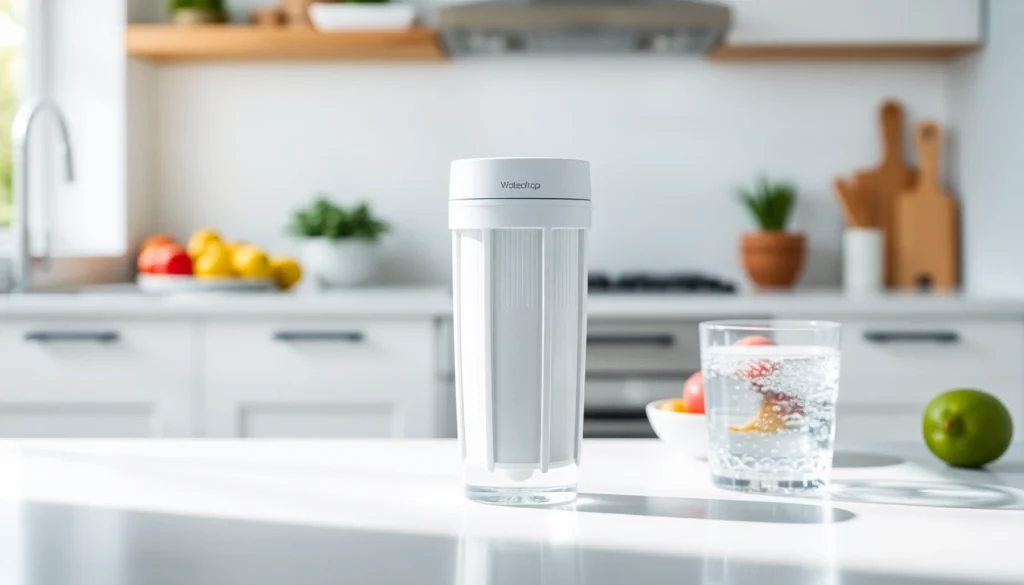 Waterdrop 4396841 Replacement for Everydrop® Filter 3 showcased in a bright kitchen, symbolizing purity and health.