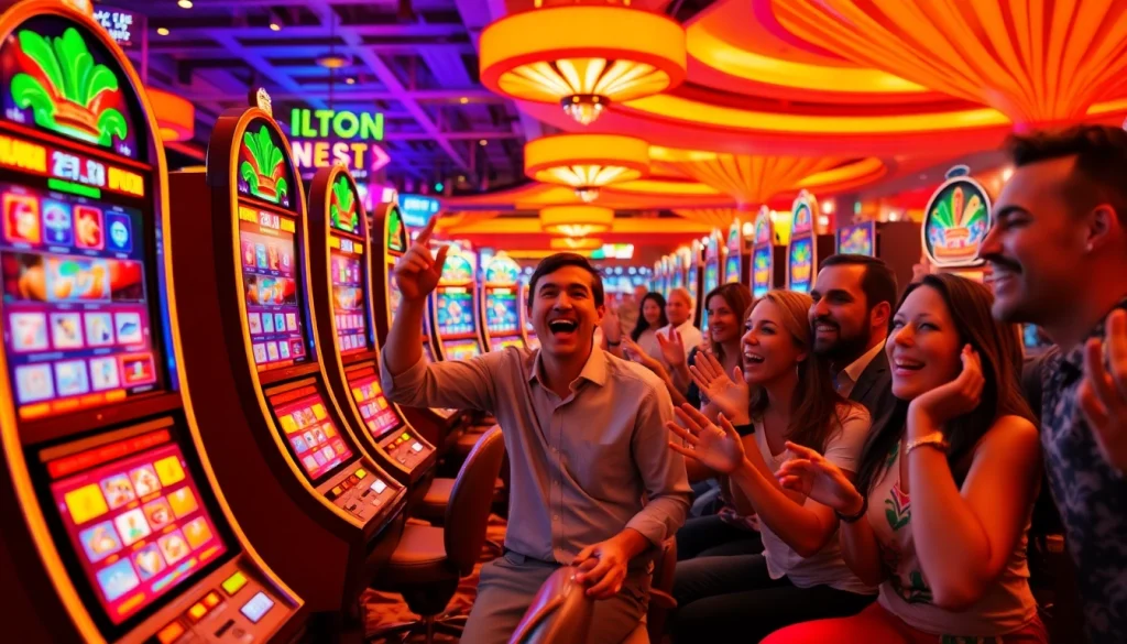 ผู้เล่นตื่นเต้นที่เล่นเกมคาสิโน tiger24 ภายในบรรยากาศหรูหรา