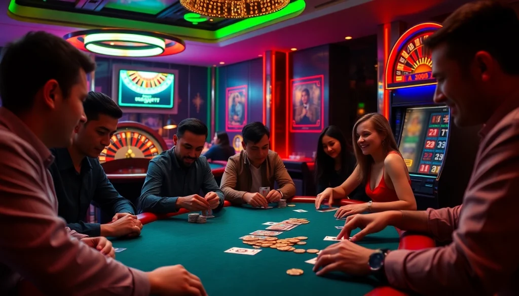 Engage with thrilling casino action featuring advanced digital interfaces like porn ai amidst vibrant games.
