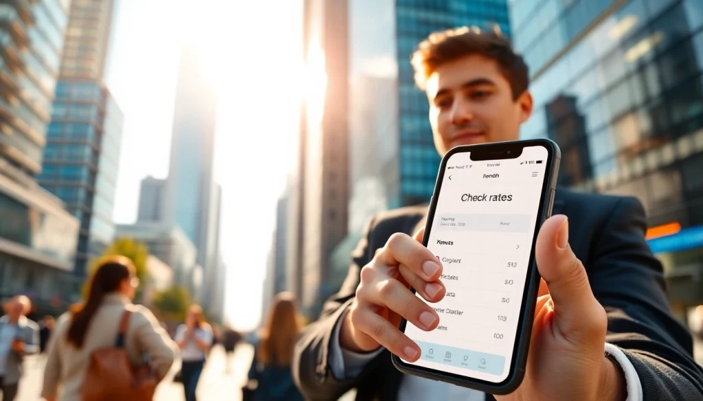 Compare check rates online with https://m.check-rates.com on a smartphone.