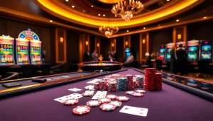 Engage in thrilling gameplay at https://nova8886.com/ with luxurious casino visuals featuring poker tables and roulette.