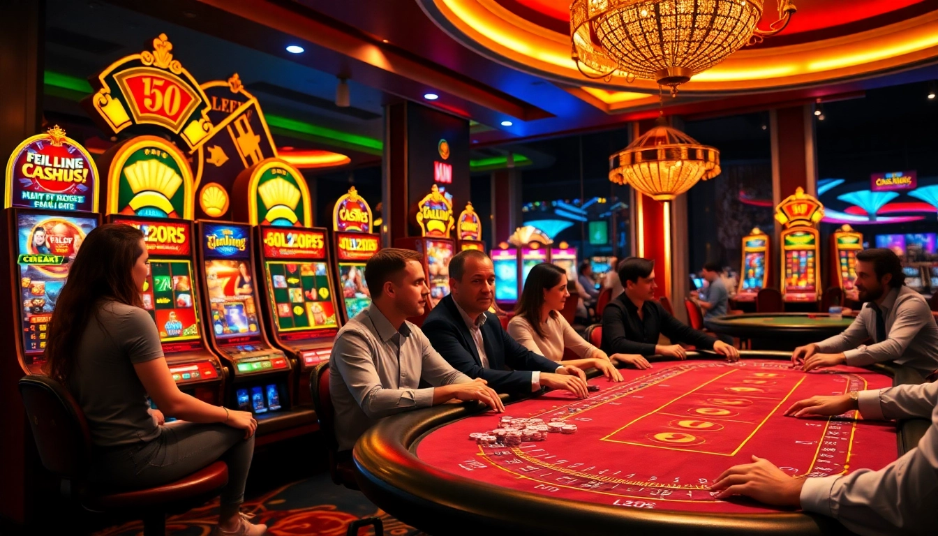 Experience thrilling idn slot gameplay at a vibrant casino filled with excitement and winning moments.