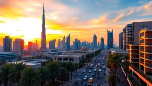 Experience the stunning skyline of Dubai where you can Explore Dubai's iconic landmarks.