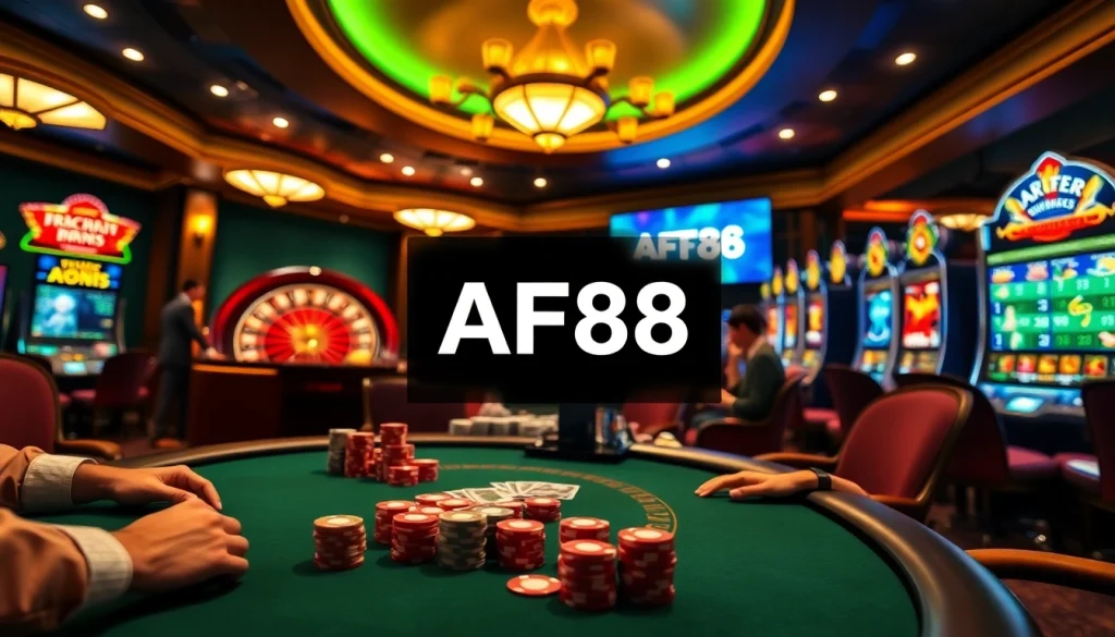 Experience winning excitement at AF88 with immersive casino action and vibrant gambling atmosphere.