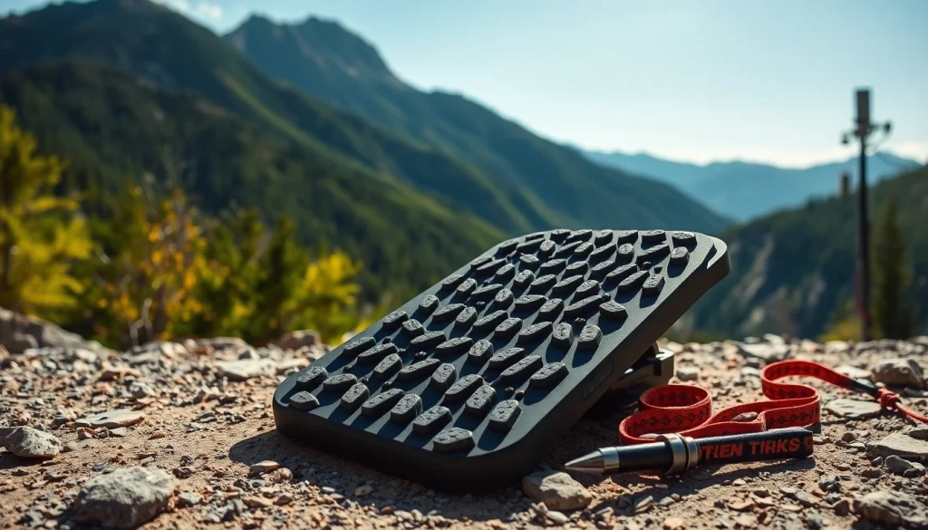 Maximize recovery with traction boards on rugged terrain for off-road adventures.