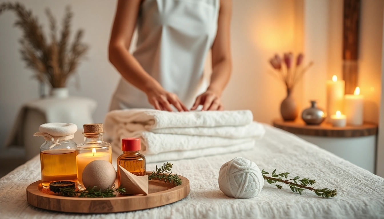 아로마틱한 요소로 둘러싸인 편안한 스파 환경에서 전문 마사지사와 함께 프리미엄 러시아마사지 경험하기