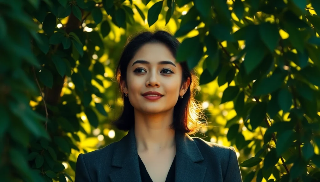 Captivating moment of personal growth showcased through Life in a Break Down, featuring a young adult in a serene garden.