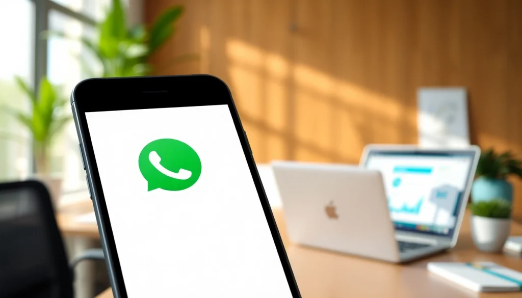 Understanding What is a CRM for WhatsApp, showcasing a smartphone interface with colorful graphs.