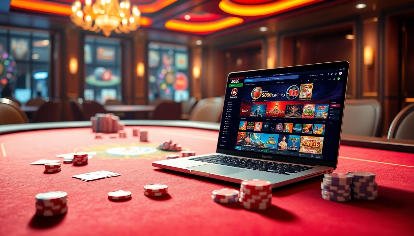Experience thrilling gameplay at U888 with vibrant casino tables and online gambling excitement.